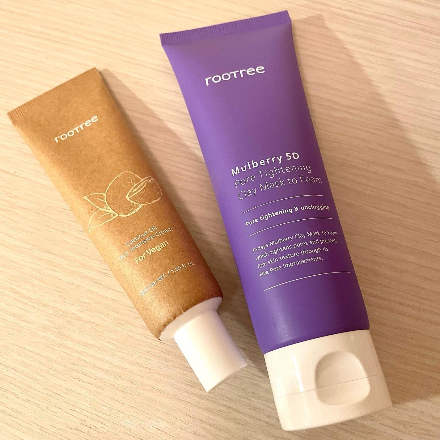 マルベリー5重 ポア タイトニングクレイマスクトゥフォーム/rooTree/洗い流すパック・マスクを使ったクチコミ(1枚目)