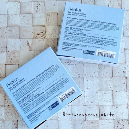 ブリージンググロークッション/Healus/クッションファンデーションを使ったクチコミ(2枚目)