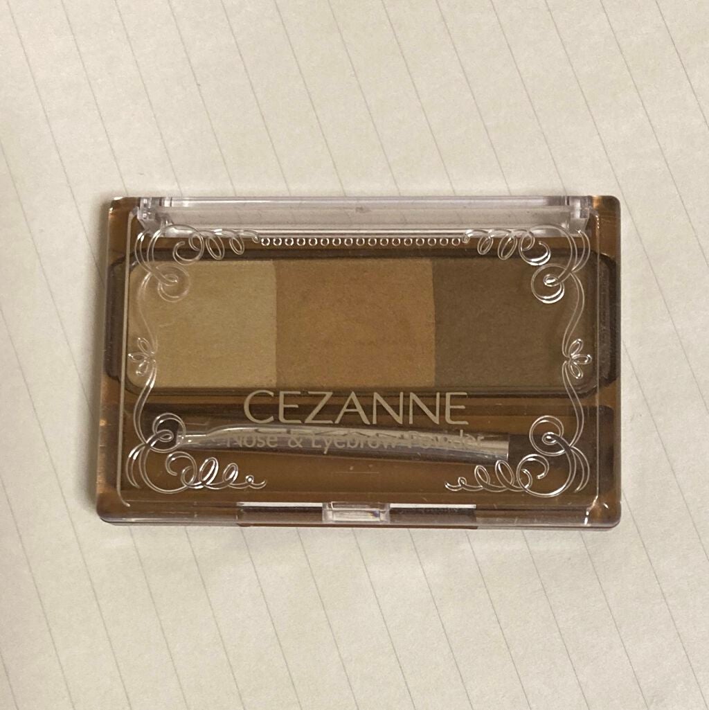 ノーズ&アイブロウパウダー/CEZANNE/パウダーアイブロウを使ったクチコミ(2枚目)