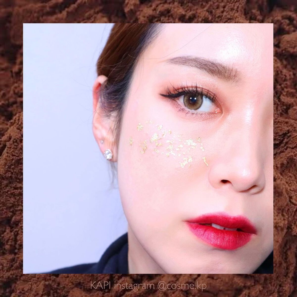 KAPI on LIPS 「単色アイシャドウ一色で仕上げる大人ブラウンメイク💄🤎KATEの..」(6枚目)