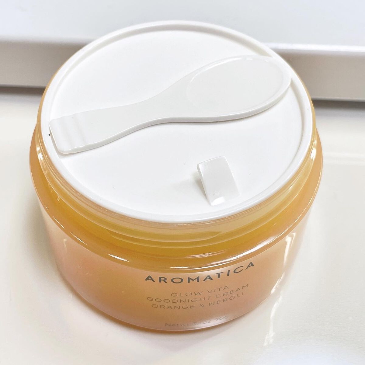 グロービタグットナイトクリーム/AROMATICA/フェイスクリームを使ったクチコミ(2枚目)