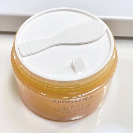 グロービタグットナイトクリーム/AROMATICA/フェイスクリームを使ったクチコミ(2枚目)