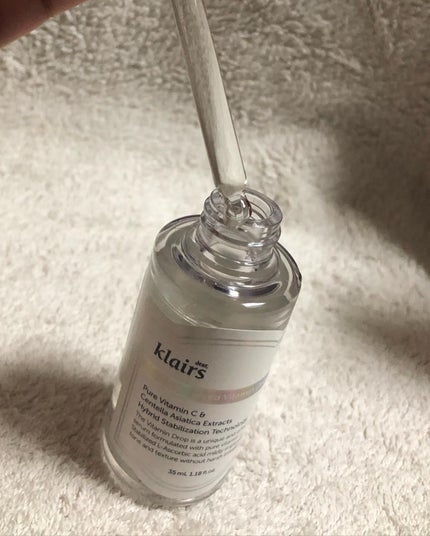 フレッシュリージュースドビタミンドロップ(35ml)/Klairs/美容液を使ったクチコミ(3枚目)