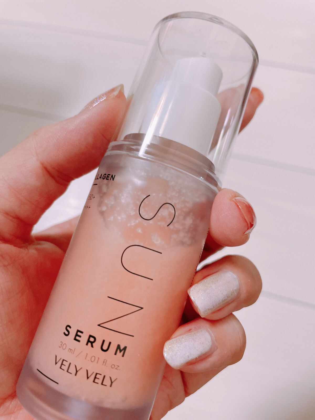 ハリケアコラーゲンサンセラム/VELY VELY/日焼け止めジェルを使ったクチコミ（2枚目）