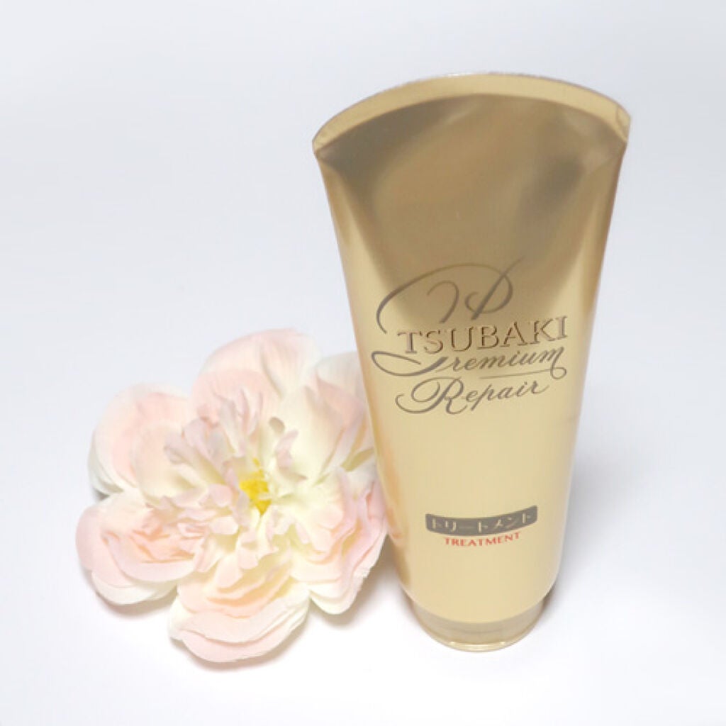 プレミアムリペア ヘアトリートメント/TSUBAKI/洗い流すヘアトリートメントを使ったクチコミ(1枚目)