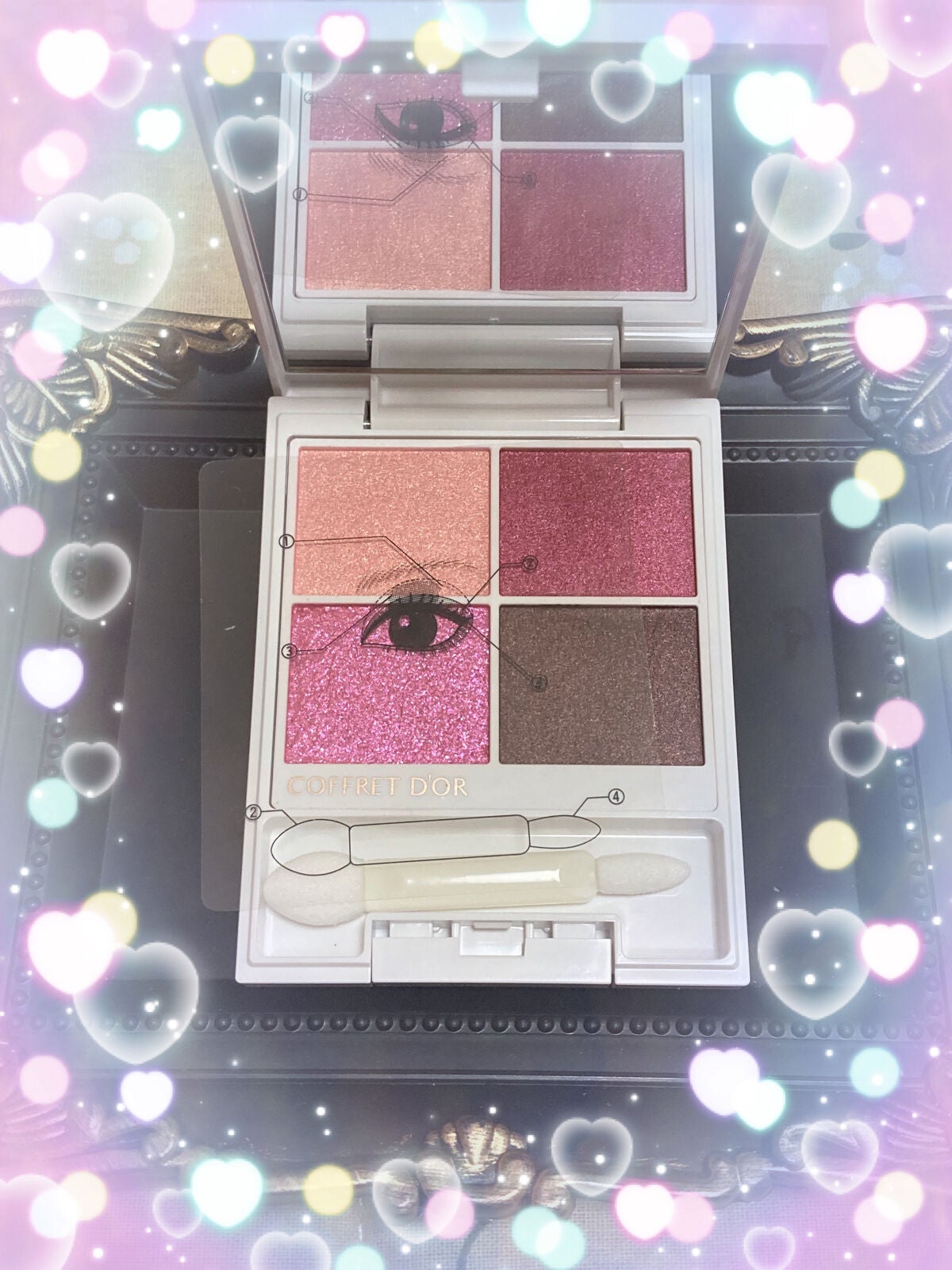 テ・ドルチェシャドウ/コフレドール/アイシャドウパレットを使ったクチコミ(2枚目)