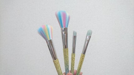 ユニコーンメイクブラシ/3COINS/メイクブラシを使ったクチコミ(2枚目)