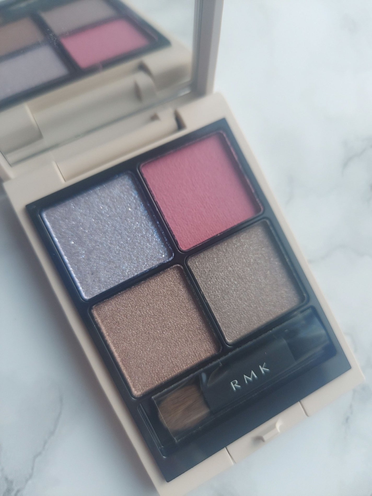 RMK シンクロマティック アイシャドウパレット/RMK/アイシャドウパレットを使ったクチコミ(2枚目)
