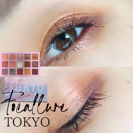 GO TRAVEL 15色アイシャドウパレット/FOCALLURE/アイシャドウパレットを使ったクチコミ(1枚目)