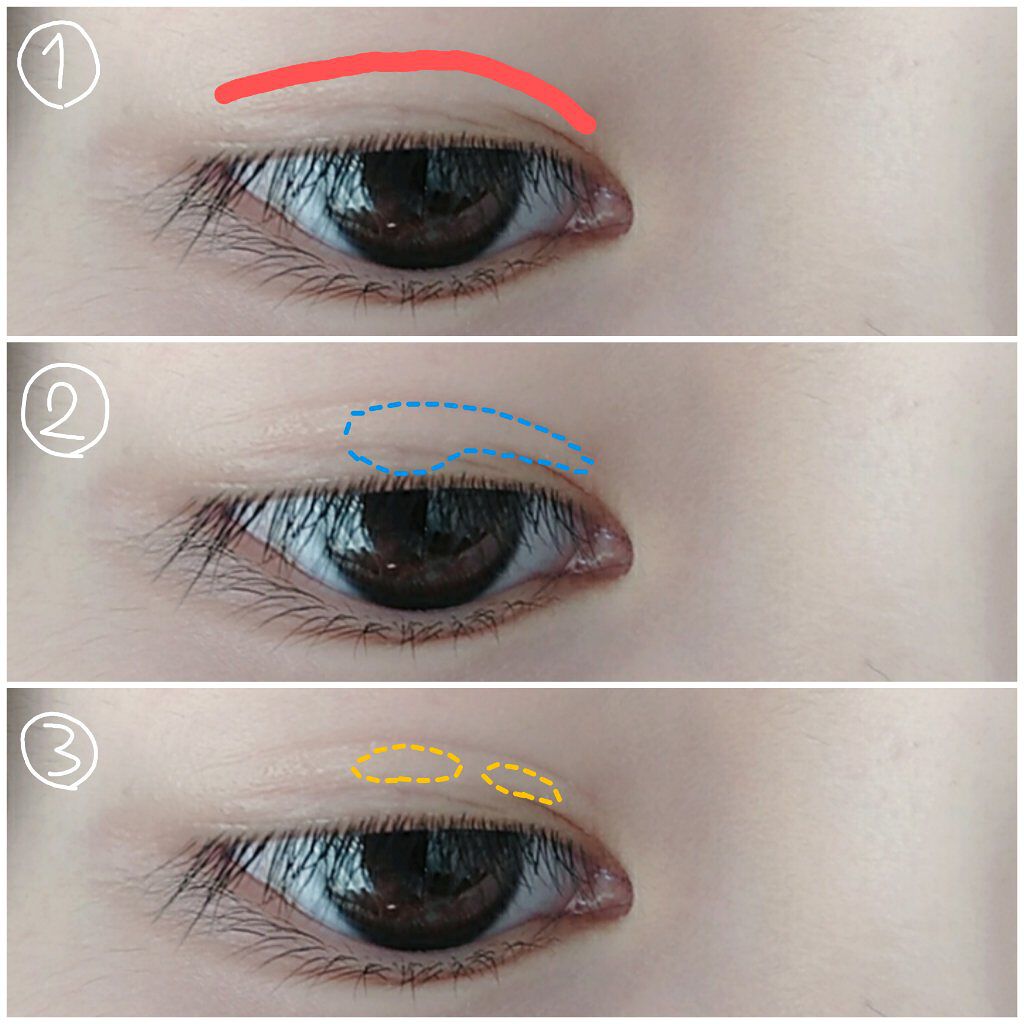 オリシキ アイリッドスキンフィルム		/D-UP/二重まぶた用アイテムを使ったクチコミ（2枚目）