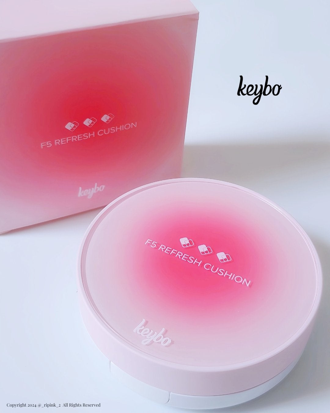 F5 リフレッシュクッション/keybo/クッションファンデーションを使ったクチコミ(9枚目)