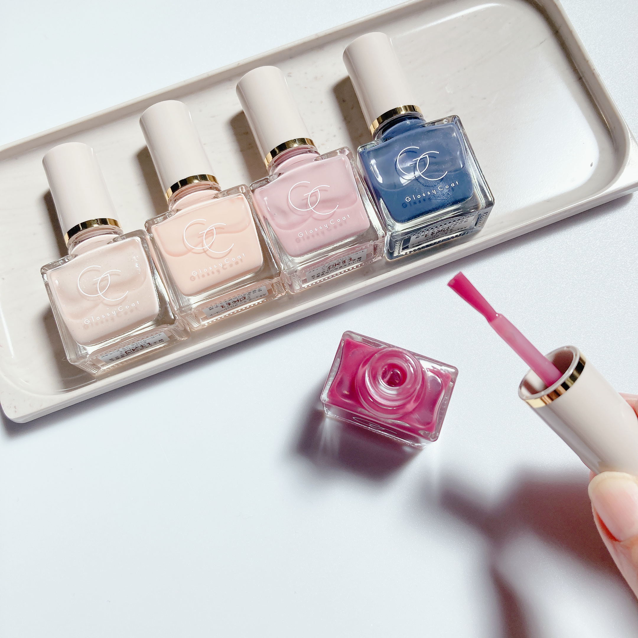 グロッシーコート/スキューズミー/オールインワンネイルを使ったクチコミ（2枚目）