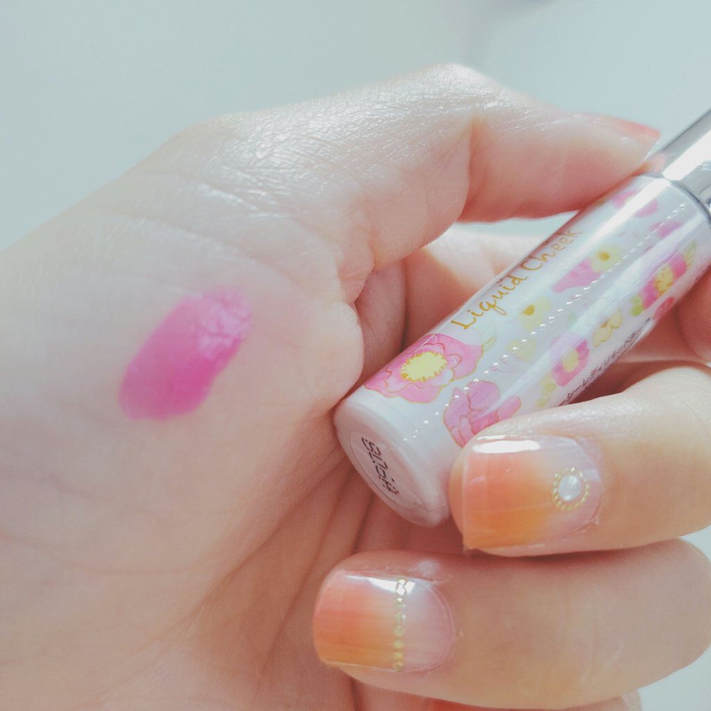 ジューシーレディリキッドチーク/キャンメイク/リキッドチークを使ったクチコミ（2枚目）