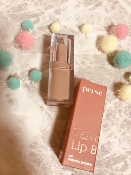 ベルベットフィックスリップバーム/perse/リップバームを使ったクチコミ(1枚目)