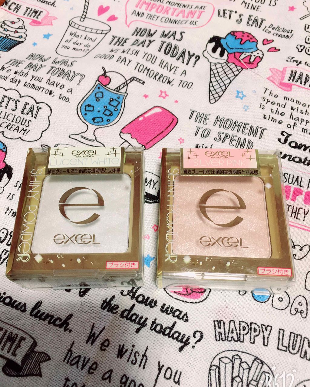 シャイニーパウダー N/excel/プレストパウダーを使ったクチコミ(1枚目)