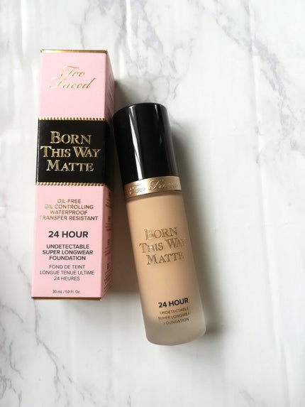ボーン ディス ウェイ アンディテクタブル 24H マット ファンデーション/Too Faced/リキッドファンデーションを使ったクチコミ(1枚目)