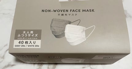NON-WOVEN FACE MASK/3COINS/マスクを使ったクチコミ(2枚目)