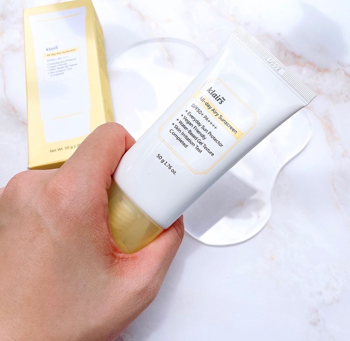 All-day エアリーサンスクリーン50g/Klairs/日焼け止めクリームを使ったクチコミ(4枚目)