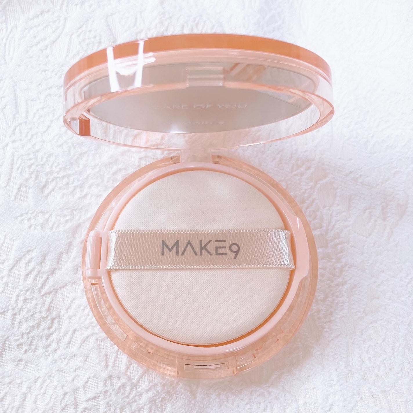 ヌードカーミンググロークッション/MAKE9/クッションファンデーションを使ったクチコミ(3枚目)