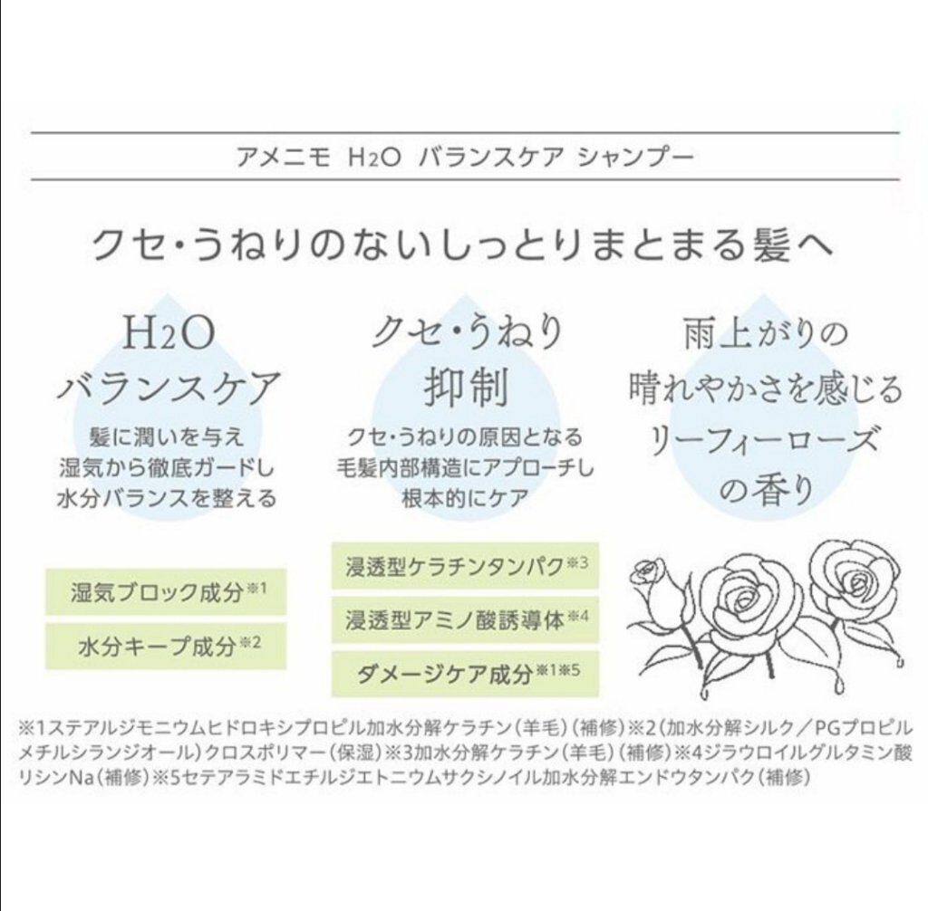 H2O バランスケア シャンプー／トリートメント トリートメント/amenimo(アメニモ)/市販シャンプーを使ったクチコミ（2枚目）