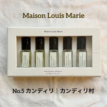 
Maison Louis Marie
メゾンルイマリー　パフュームオイル

No.5 カンディリ｜カンディリ村

オレンジの皮のような渋みのある柑橘と、
華やかさのあるチュベローズの濃厚な花の甘い香り