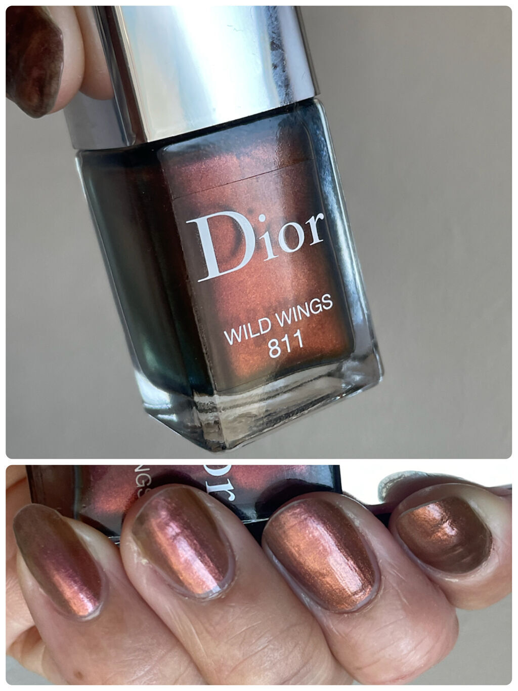 Dior ディオール ヴェルニのクチコミ「こんにちは😃
コロン💕です

今日のネイル

Dior
ディオール ヴェルニ
811
WILD.....」（2枚目）