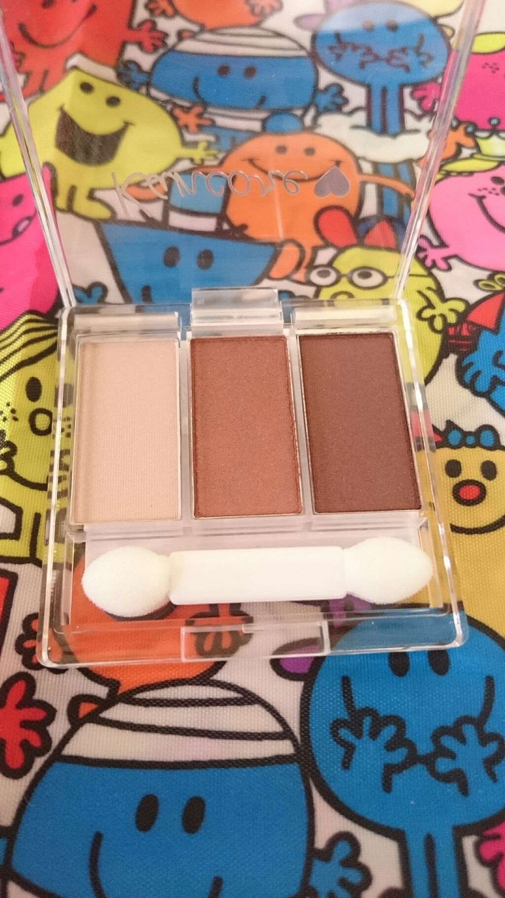 カンコレアイシャドウ/DAISO/アイシャドウパレットを使ったクチコミ（2枚目）