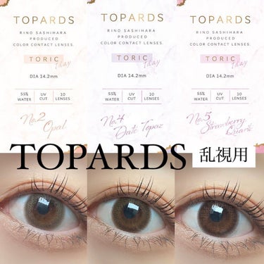 TOPARS TORIC 1day/TOPARDS/ワンデー（１DAY）カラコンを使ったクチコミ（1枚目）