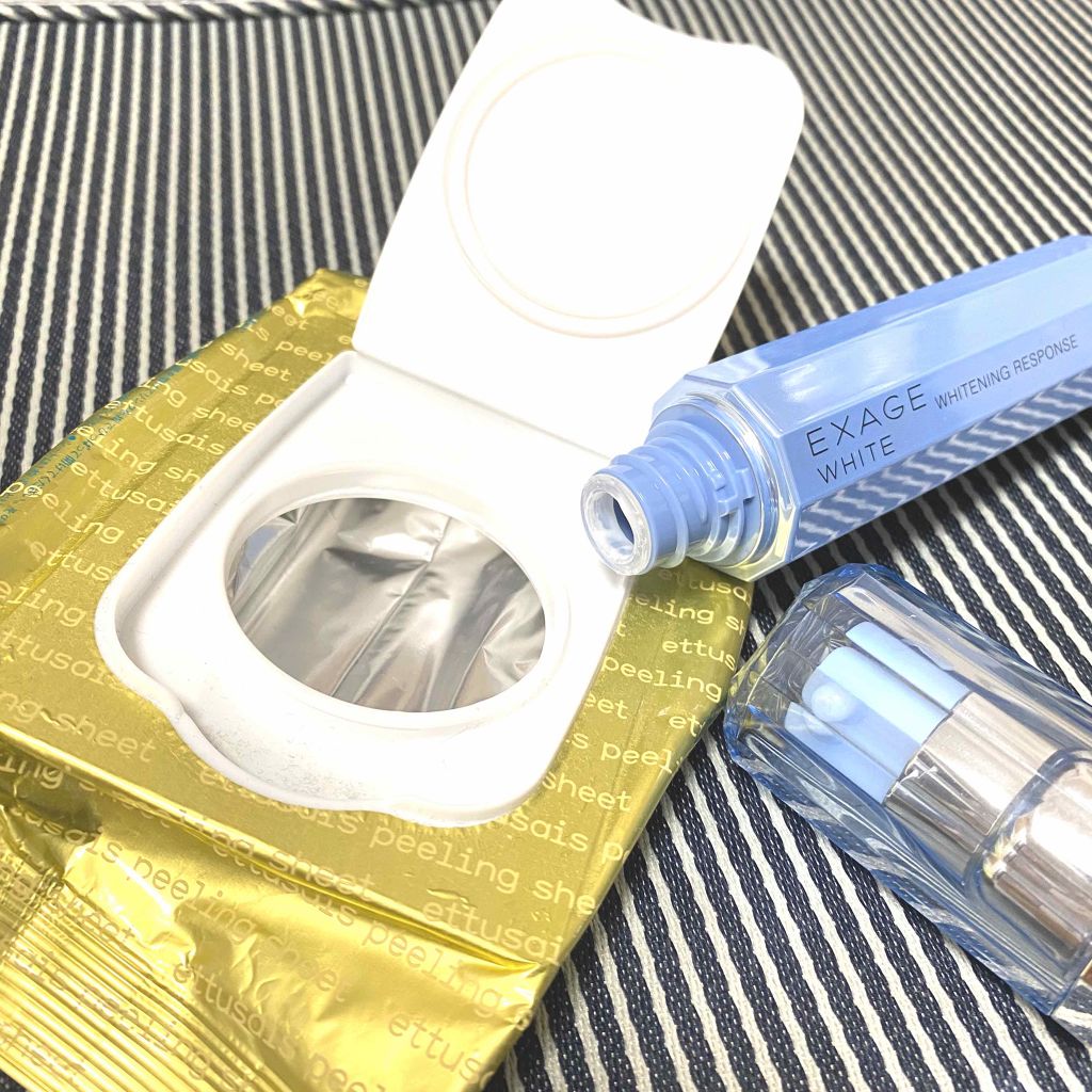 ふきとりピーリングシートN/ettusais/ピーリングを使ったクチコミ（1枚目）