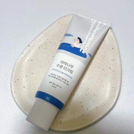 白樺水分uvクリーム/ROUND LAB/日焼け止めクリームを使ったクチコミ(2枚目)