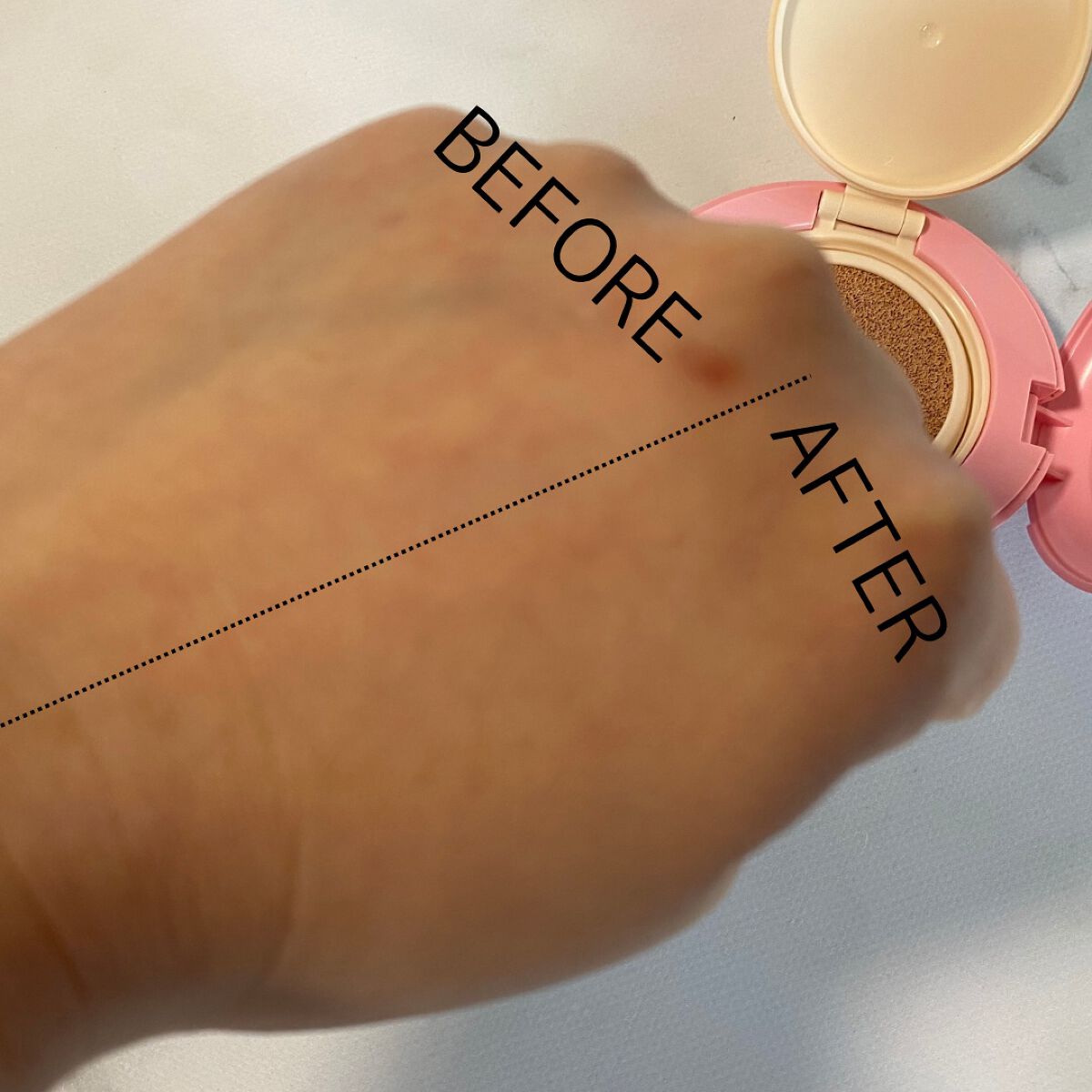 PROBIOエッセンスクッション 17 クリアベージュ/ネイチャーリパブリック/クッションファンデーションを使ったクチコミ（3枚目）