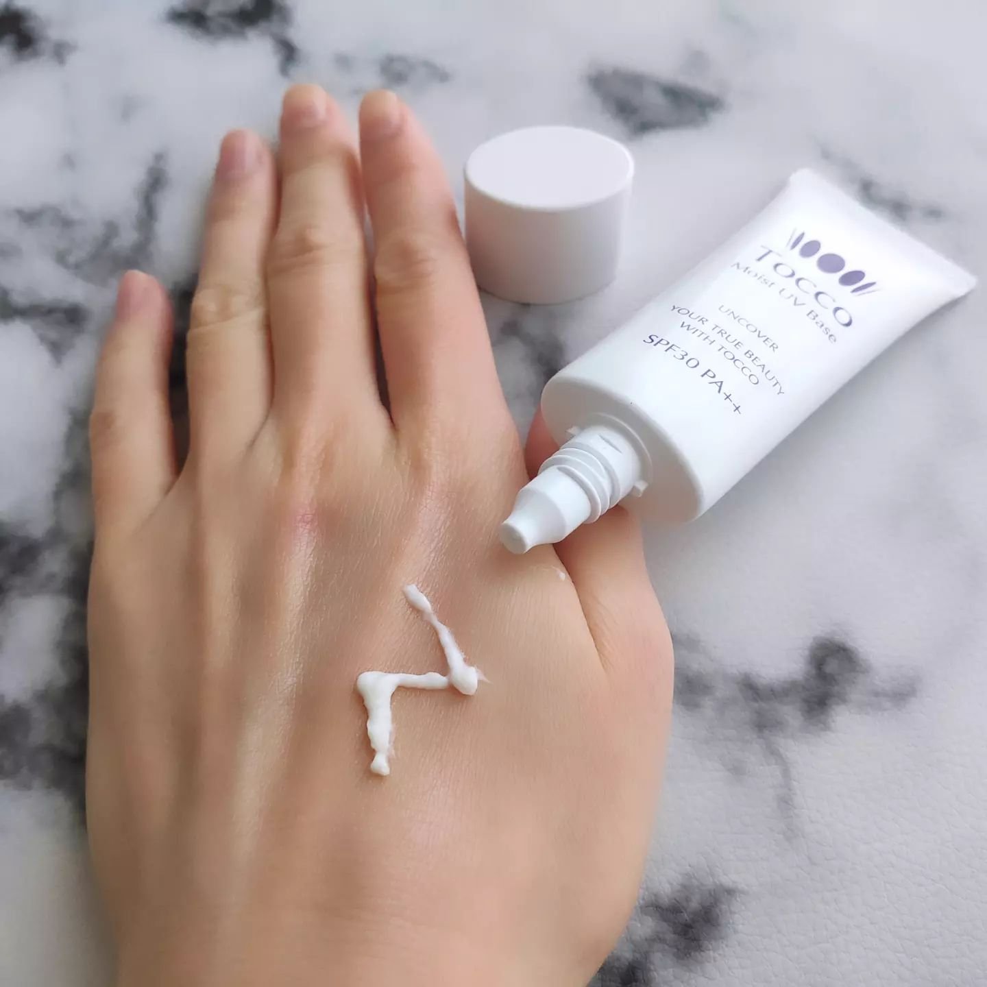 モイストUVベース/Tocco（トッコ）/日焼け止めクリームを使ったクチコミ（2枚目）