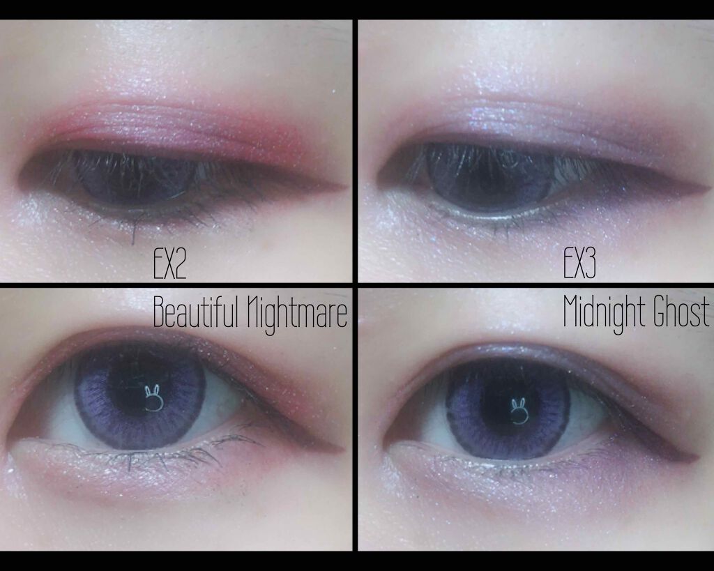 プリズムオングロウ EX-3 Midnight Ghost/KATE/ジェル・クリームアイシャドウを使ったクチコミ（2枚目）