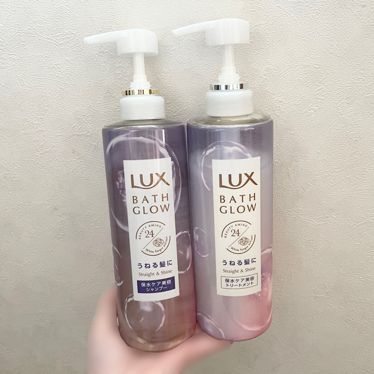 バスグロウ ストレート&シャイン シャンプー/トリートメント/LUX/市販シャンプーを使ったクチコミ（2枚目）