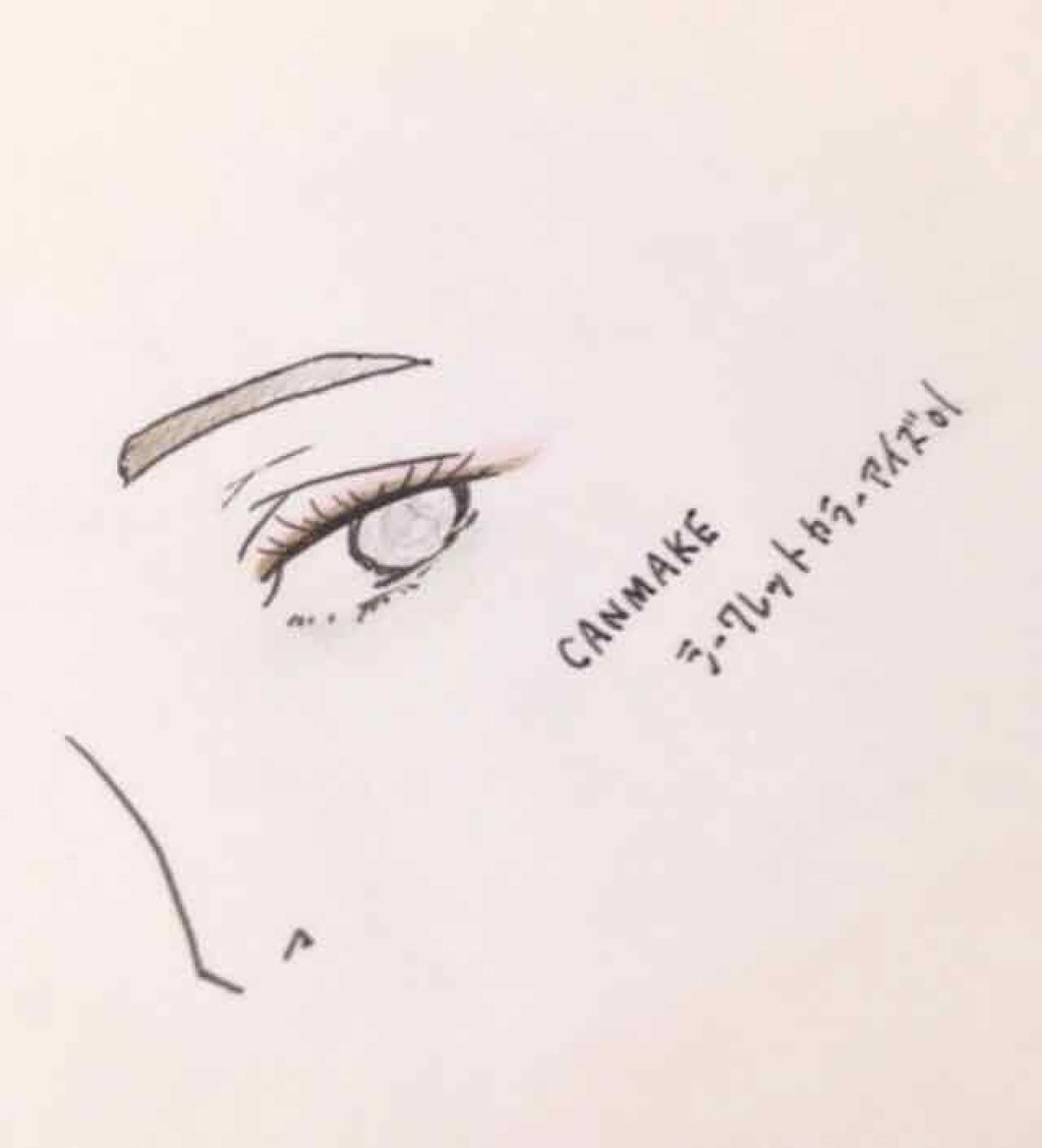 シークレットカラーアイズ/キャンメイク/アイシャドウパレットを使ったクチコミ(4枚目)