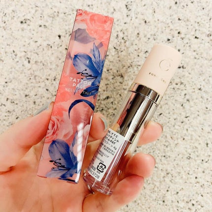 タトゥーベルベットティント/フォレンコス/リップティントを使ったクチコミ(2枚目)