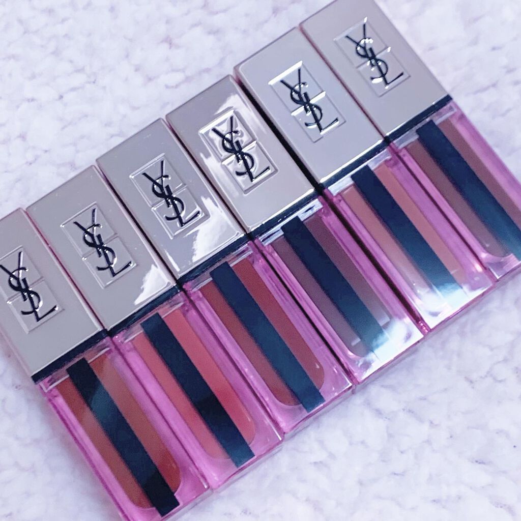 ルージュ ピュールクチュール ヴェルニ ウォーターグロウ/YVES SAINT LAURENT BEAUTE/口紅を使ったクチコミ（1枚目）