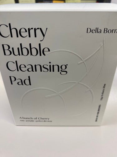 dellaborn cherry bubble cleansing pad/dellaborn/クレンジングシートを使ったクチコミ（1枚目）