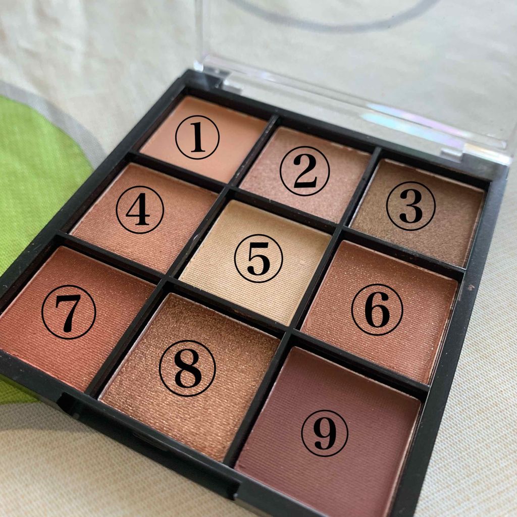 UR GLAM BLOOMING EYE COLOR PALETTE/U R GLAM/アイシャドウパレットを使ったクチコミ(3枚目)