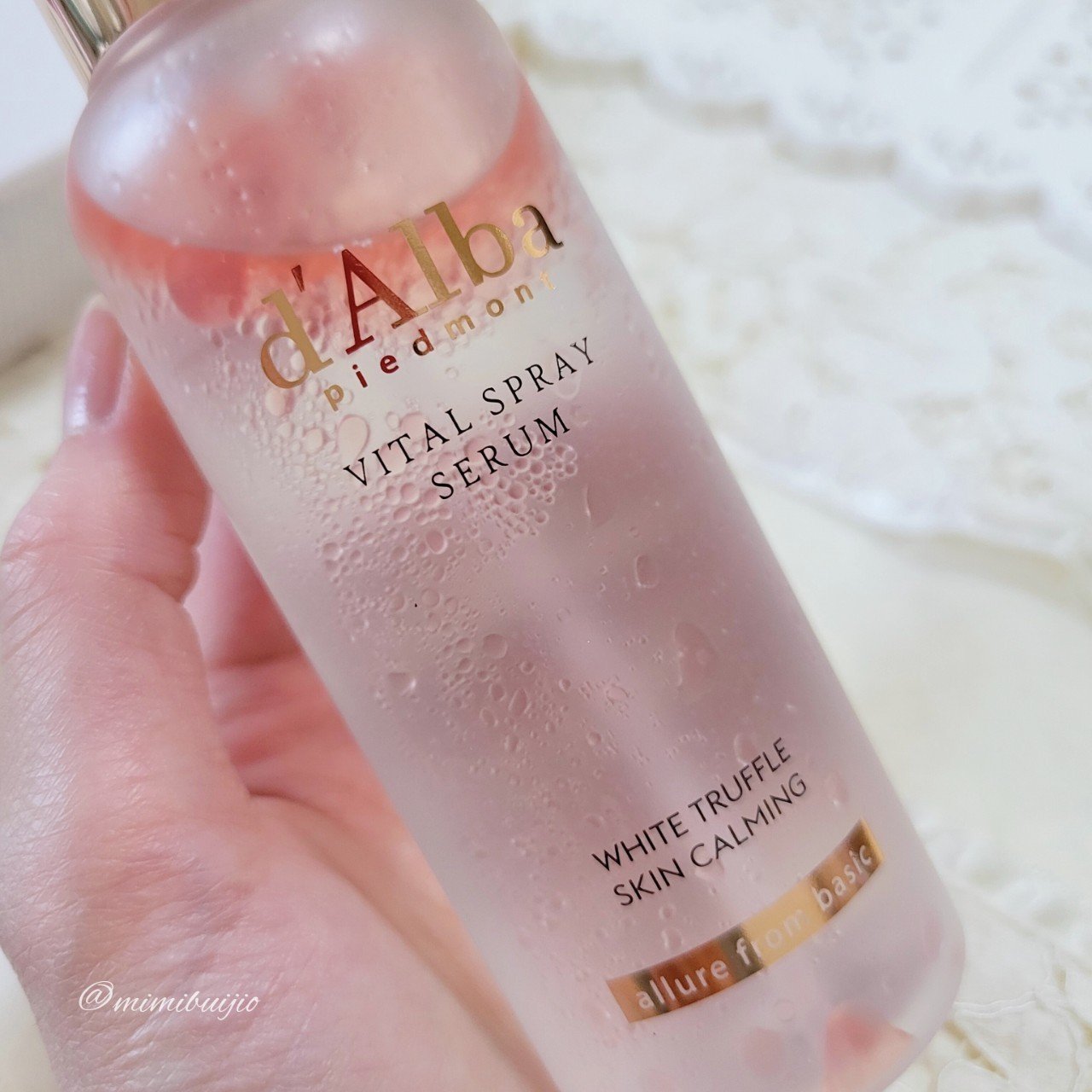 ダルバ エッセンシャルスプレーセラム/ダルバ/ミスト状化粧水を使ったクチコミ（2枚目）