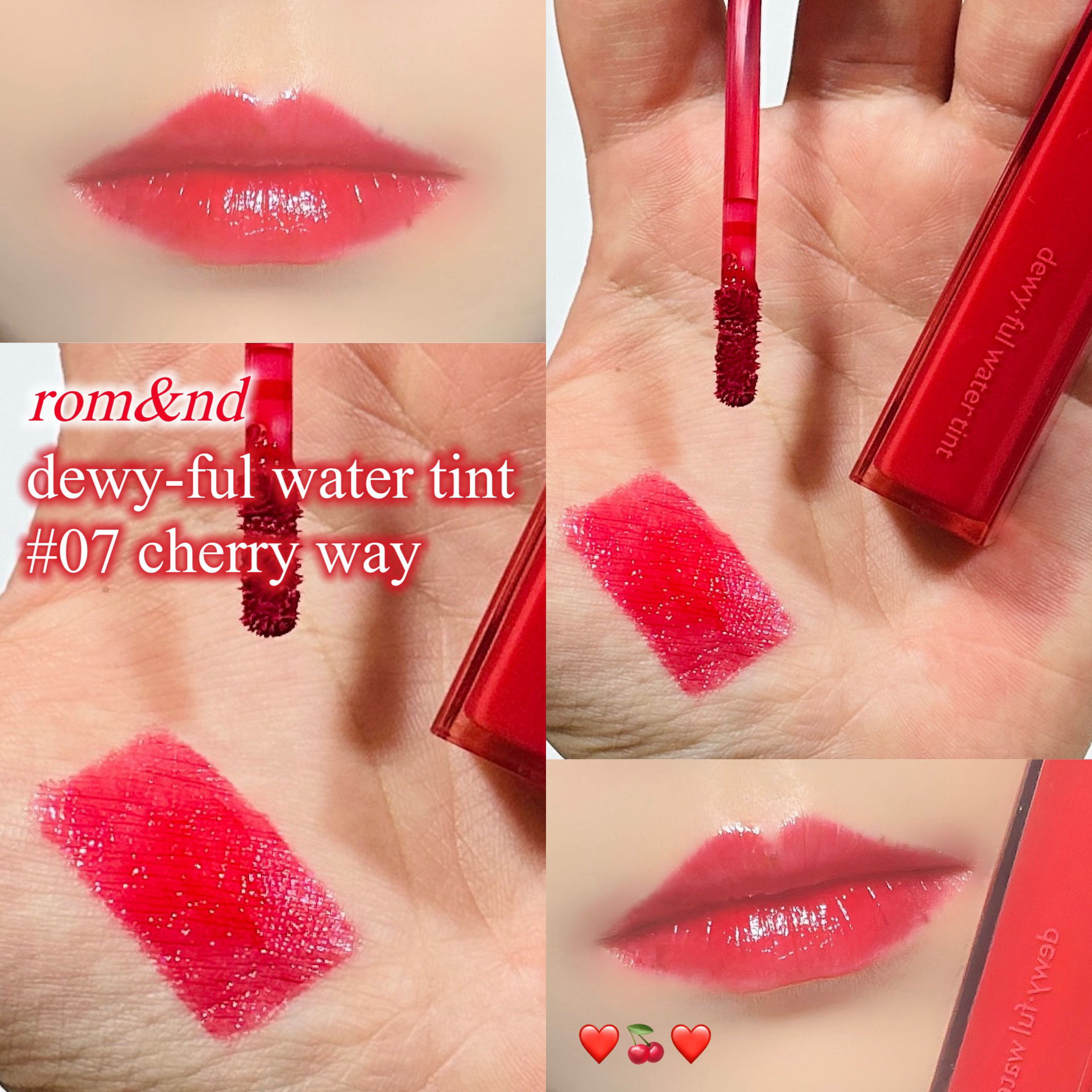 デュイフルウォーターティント/rom&amp;nd/リップティントを使ったクチコミ（1枚目）