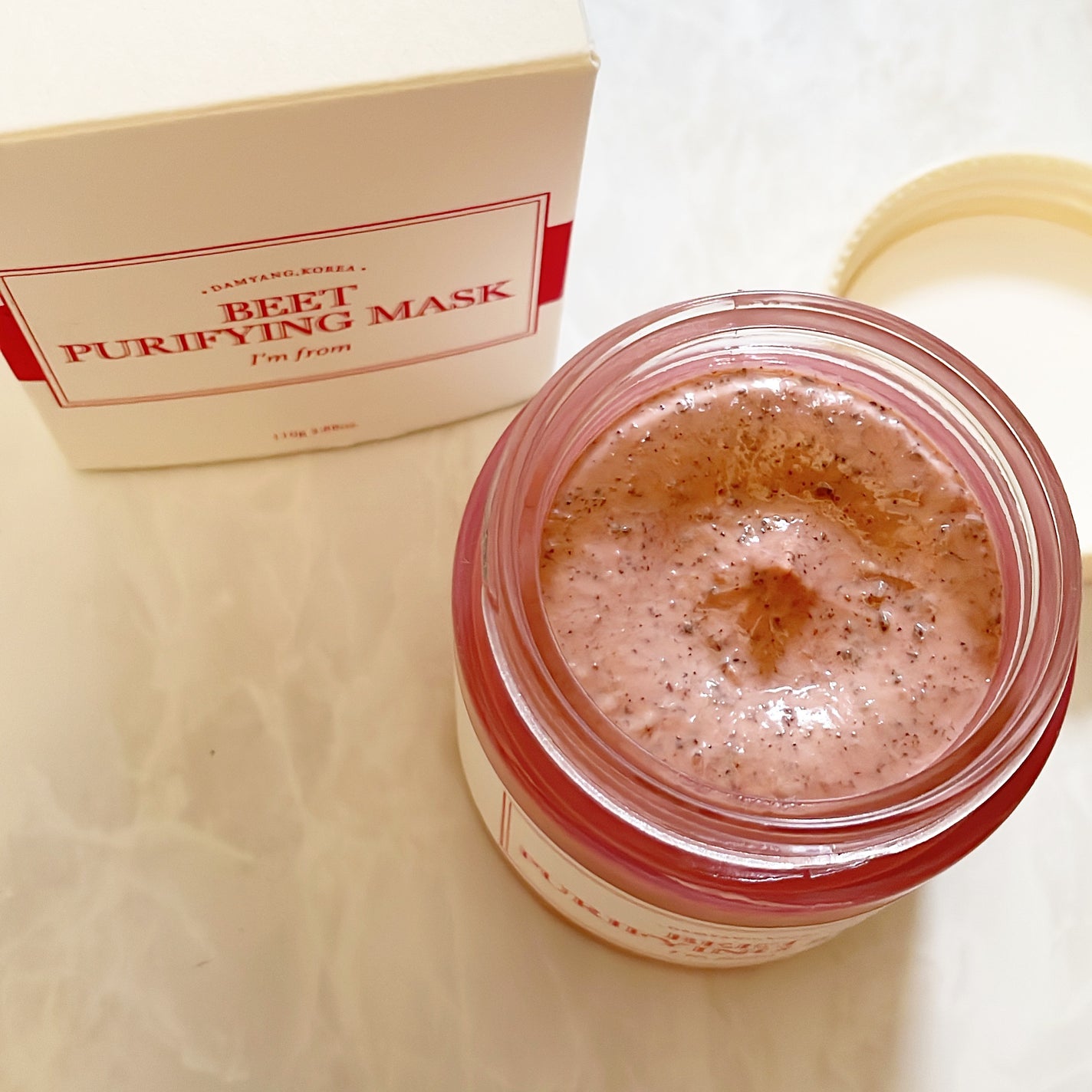 ビーツピュリファイングフェイスマスク/I'm from/洗い流すパック・マスクを使ったクチコミ(2枚目)