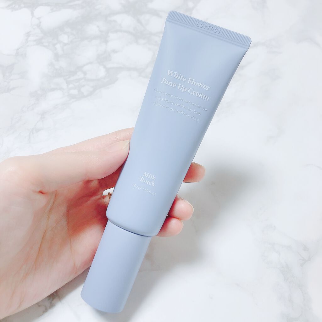 ホワイトフラワートーンアップクリーム/Milk Touch/化粧下地を使ったクチコミ(6枚目)