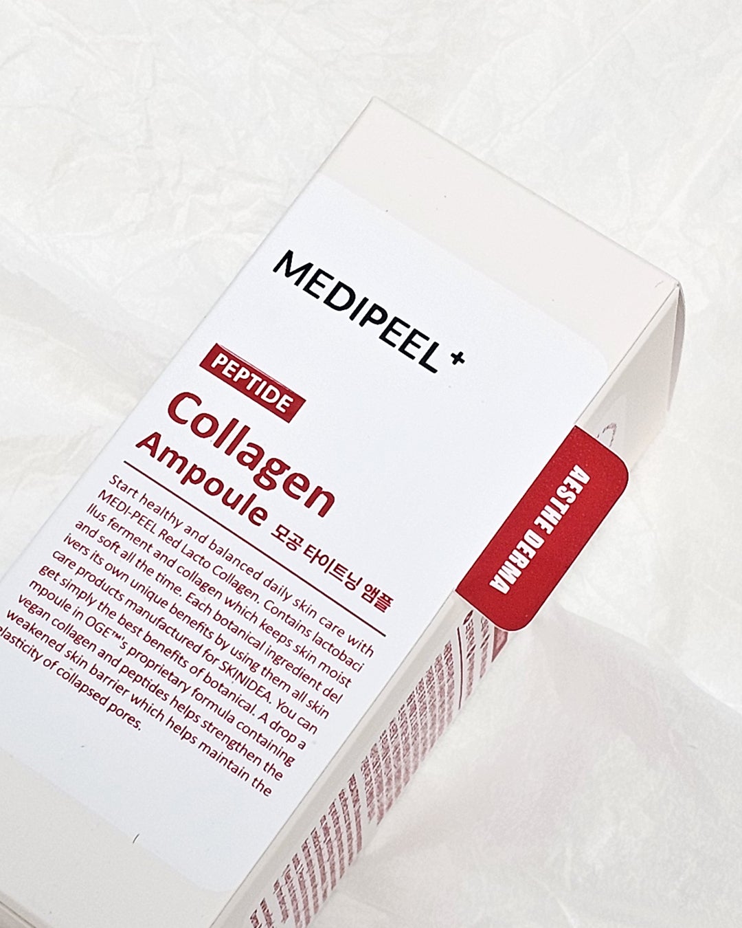 レッドラクトコラーゲン毛穴タイトニングアンプル /MEDIPEEL/美容液を使ったクチコミ(5枚目)