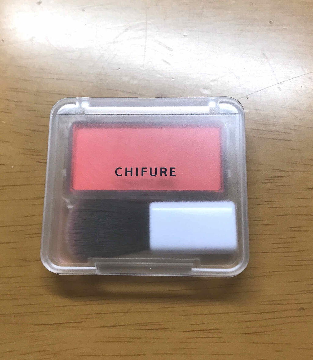 チーク カラー(ブラシ付)/ちふれ/パウダーチークを使ったクチコミ（1枚目）