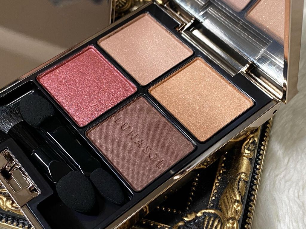 アイカラーレーション 09 Modernity Bordeaux/LUNASOL/アイシャドウパレットを使ったクチコミ（2枚目）