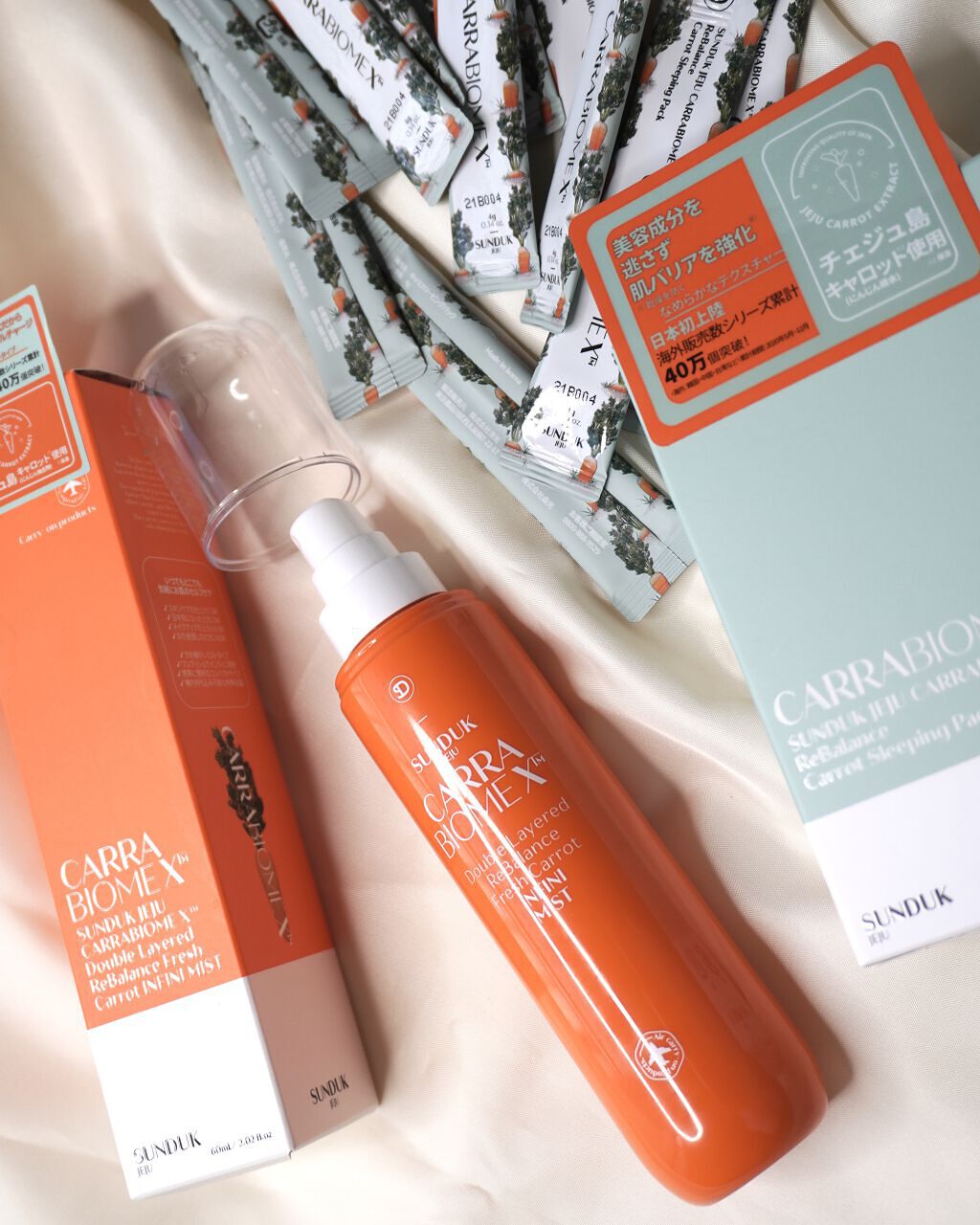 キャロット スリーピングパック/SUNDUK JEJU/フェイスクリームを使ったクチコミ（1枚目）