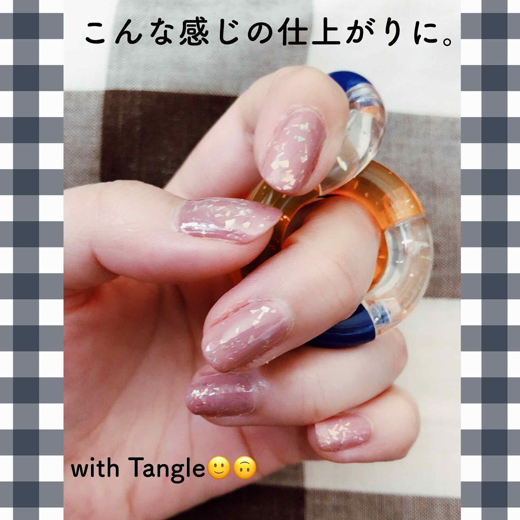 ガラスドロップジェルコート/MAJOLICA MAJORCA/ネイルトップコートを使ったクチコミ（2枚目）