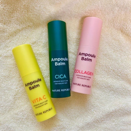 スティック美容液(コラーゲン)/ネイチャーリパブリック/フェイスバームを使ったクチコミ(4枚目)