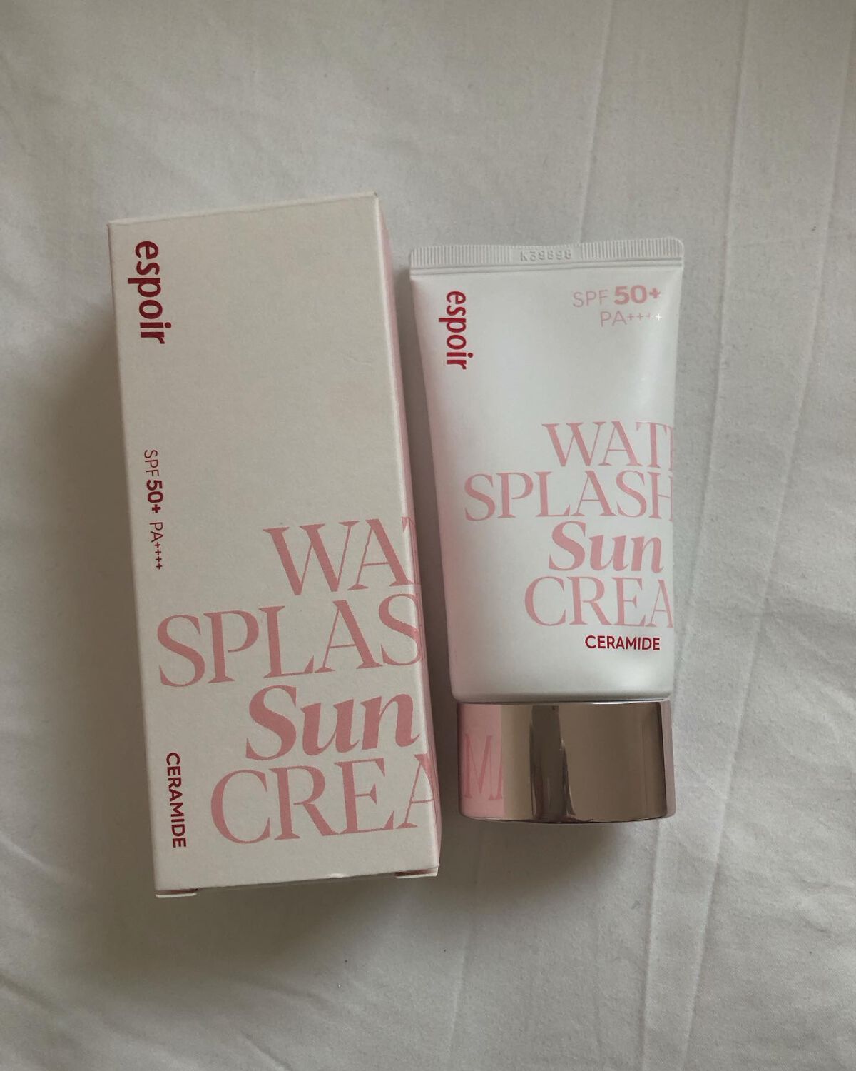 ウォータースプラッシュサンクリーム セラミド/espoir/日焼け止めクリームを使ったクチコミ（3枚目）